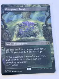 Overgrown Tomb // Overgrown Tomb Borderless Lorwyn Eclipsed 350 - Image 1