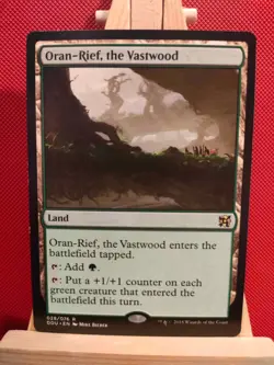 Oran-Rief, the Vastwood - Duel Decks: Elves vs. Inventors - Rare - NM - MTG - Image 1