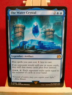 The Water Crystal - Final Fantasy - NM - Rare - MTG - Image 1