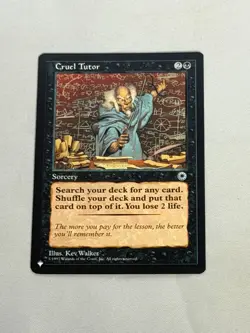 MTG Cruel Tutor Portal The List Magic the Gathering - Image 1