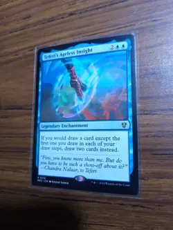 MTG, Teferi's Ageless Insight NM/Mint Commander: Murders Karlov 0119, Unplayed! - Image 2