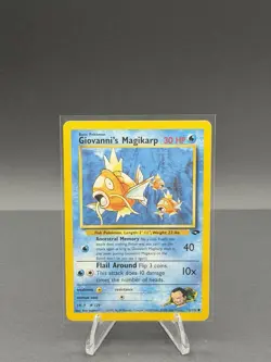 Pokemon TCG- 2000 Misty’s Magikarp 88/132 Gym Challenge Regular LP - Image 1
