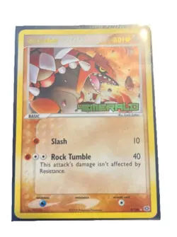 Pokemon TCG - Groudon EX Emerald 5/106 Expansion Stamp Holo Rare - Image 1