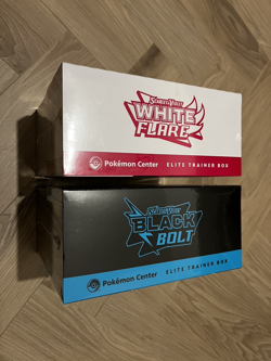 Sealed Pokemon Center Black Bolt White Flare Elite Trainer Box ETB English TCG - Image 3