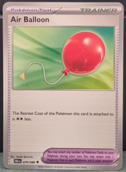 Air Balloon 079/086 Black Bolt Scarlet Violet Pokemon Near Mint Card Game TCG NM - Image 1