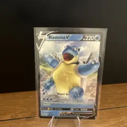 Pokemon Blastoise V Promo Holo SWSH101 Sword & Shield 220HP English - Image 1