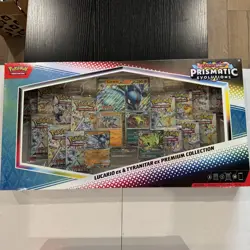 Pokemon TCG PRISMATIC EVOLUTIONS Premium Figure Collection Box & Lucario Ex Box! - Image 2