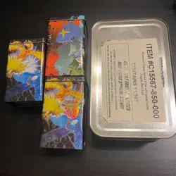 Topps 1999 Pokemon Team Rocket Tin TV Animated Edition + 3 Magma vs. Aqua Tins - Image 3