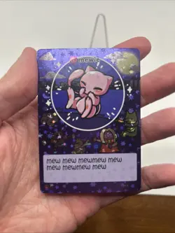 Pokiebubies 1st Edition Fan Art Chef Ken Lee Mewie #79 Mew V2 Holo Pokemon - Image 3