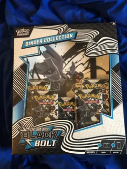 POKEMON TCG Black Bolt Binder Collection, NEW, SEALED - Image 1