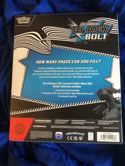 POKEMON TCG Black Bolt Binder Collection, NEW, SEALED - Image 2