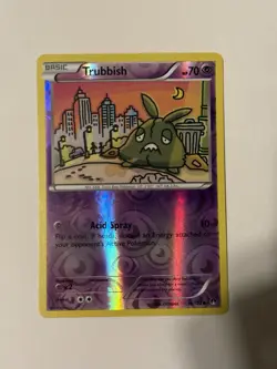 2016 Pokemon XY BREAKpoint 56/122 Trubbish Reverse Holo - Near Mint Condition! - Image 2