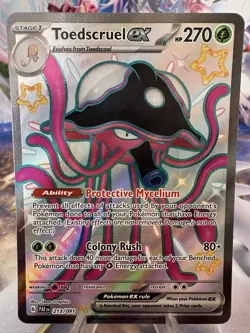 Pokemon TCG Toedscruel EX 213/091 S&V: Paldean Fates Ultra Rare NM Condition - Image 2