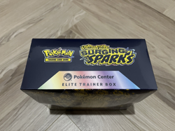 Sealed Surging Sparks Pokemon Center ETB Elite Trainer Box S&V Pikachu English - Image 4
