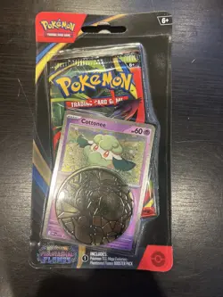 Pokemon Phantasmal Flames Blister - Whimsicott Promo Sealed Booster Pack - Image 1