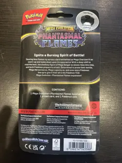 Pokemon Phantasmal Flames Blister - Whimsicott Promo Sealed Booster Pack - Image 3