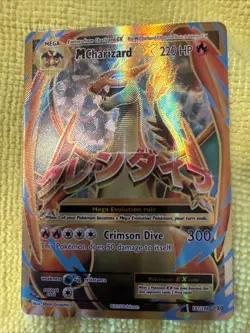 Mega M Charizard EX 2016 XY Evolutions 101/108 Holo Full Art Pokemon TCG NM - Image 1
