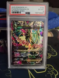 2015 Pokemon XY Ancient Origins Fa/ M. Rayquaza EX #98 Psa 6 - Image 1