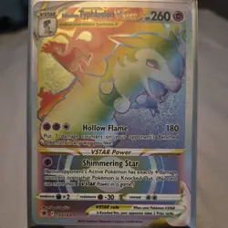 Hisuian Typhlosion VSTAR (Secret Rare) 193/189: Astral Radiance Holo Pokemon NM - Image 1