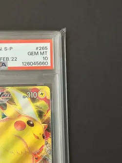 Pikachu VMAX PSA10 CoroCoro Promo 265/S-P Japanese Pokemon 2022 GEM MT - Image 4