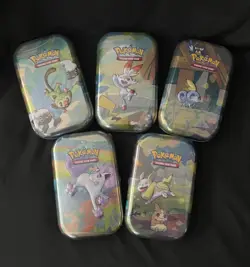 Galar Pals Mini Tins (Set of 5) - English, New / Sealed, US Seller, Pokemon TCG - Image 1