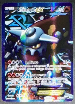 POKEMON HEATRAN EX FULL ART 109/116 GLACIAZIONE PLASMA ITALIANO NEAR MINT! - Image 1
