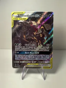 Pokemon TCG - Umbreon & Darkrai GX SM241 Ultra Rare Tag Team Promo Sun & Moon NM - Image 1