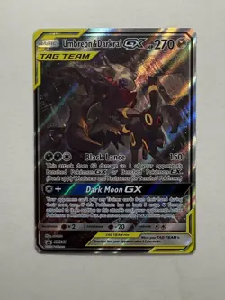 Pokemon TCG - Umbreon & Darkrai GX SM241 Ultra Rare Tag Team Promo Sun & Moon NM - Image 2