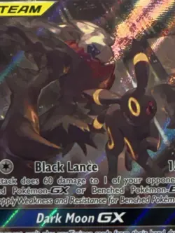 Pokemon TCG - Umbreon & Darkrai GX SM241 Ultra Rare Tag Team Promo Sun & Moon NM - Image 5