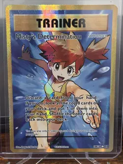 2016 Pokemon XY Evolutions Misty’s Determination Secret Rare Full Art 108/108 - Image 1