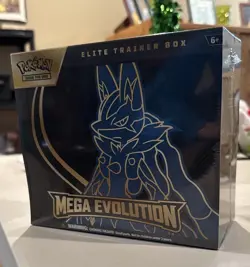 Pokemon TCG Mega Evolution Lucario Elite Trainer Box ETB NEW FACTORY SEALED - Image 1