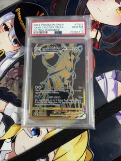 Pokemon TCG Ice Rider Calyrex VMAX TG29/TG30 Astral Radiance Secret Rare PSA 10 - Image 1
