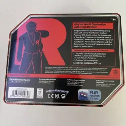 Pokemon TCG Factory Sealed Destined Rivals Team Rocket Tin - Persian - Image 2