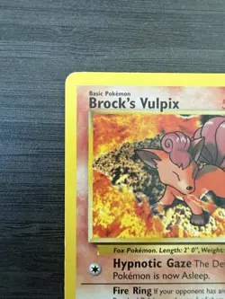 Brock’s Vulpix 37/132 Pokemon TCG Gym Challenge - with Stamp - Image 2
