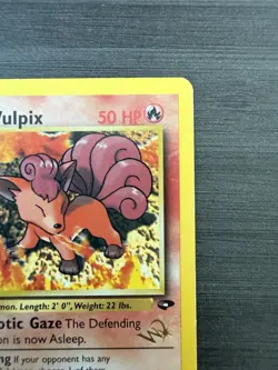 Brock’s Vulpix 37/132 Pokemon TCG Gym Challenge - with Stamp - Image 3
