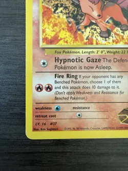 Brock’s Vulpix 37/132 Pokemon TCG Gym Challenge - with Stamp - Image 5