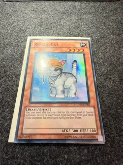 YUGIOH RESCUE CAT SUPER RARE TU03-EN002 - Image 3