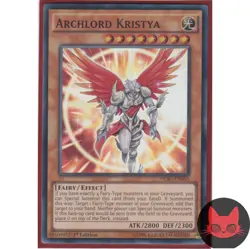 Yugioh Archlord Kristya DESO-EN050 Super Rare 1st Edition NM - Image 1