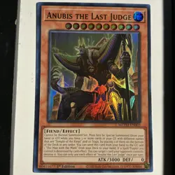 Yu-Gi-Oh! Anubis The Last Judge MZTM-EN003 1st Edition (Ultra Rare) - Image 1