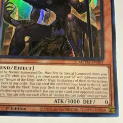 Yu-Gi-Oh! Anubis The Last Judge MZTM-EN003 1st Edition (Ultra Rare) - Image 5