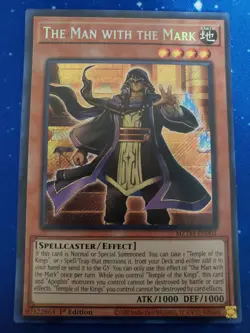 Yugioh The Man With The Mark MZTM-EN001 Secret Rare 1st Edition - Image 1