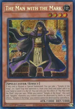 1x (EX) The Man with the Mark - MZTM-EN001 - Secret Rare - 1st Edition YuGiOh - Image 1