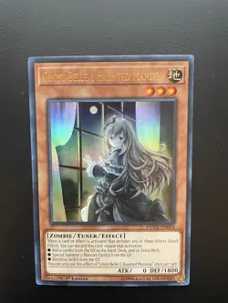 Yugioh Ghost Belle & Haunted Mansion DUDE-EN004 Ultra Rare 1st Edition LP/MP - Image 1