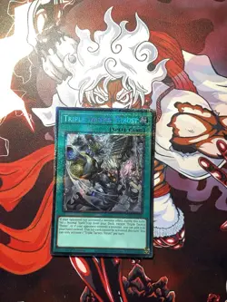 Yugioh! 1x Triple Tactics Thrust CH01-EN030 Starlight Rare 1st Ed NM - Image 1