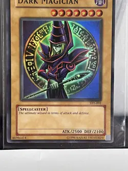 Yugioh! Dark Magician SYE-001 Super Rare Unlimited Edition LP - Image 2