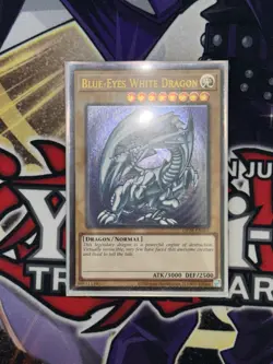 Blue-Eyes White Dragon - OP28-EN001 - Near Mint NM - Ultimate Rare - Unlimited - Image 2