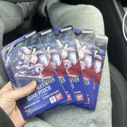 x5 One Piece OP-14 Sleeved Booster Packs Lot | Official Bandai | Factory Sealed - Image 1