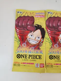 One Piece Card Game OP-07 500 Years in The Future Booster Pack 6 Cards x4Japanes - Image 2