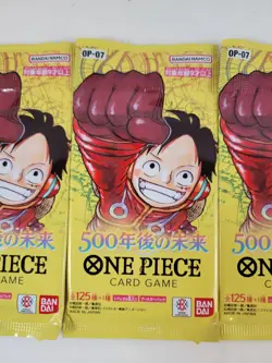 One Piece Card Game OP-07 500 Years in The Future Booster Pack 6 Cards x4Japanes - Image 3