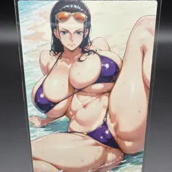 Nico Robin One Piece Anime Waifu Card Doujin ACG Goddess Holo - Image 1